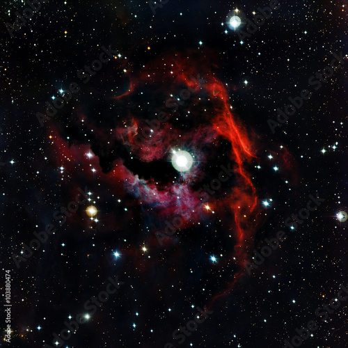 Fototapeta Naklejka Na Ścianę i Meble -  Stars nebula in space. Elements of this image furnished by NASA