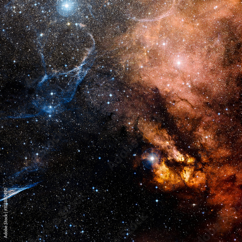 Fototapeta Naklejka Na Ścianę i Meble -  Stars nebula in space. Elements of this image furnished by NASA