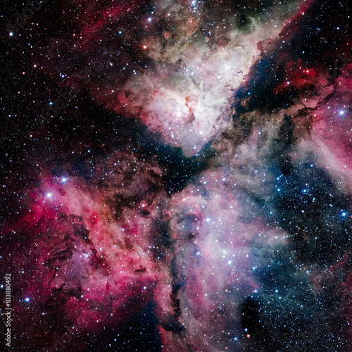 Fototapeta Naklejka Na Ścianę i Meble -  Stars nebula in space. Elements of this image furnished by NASA