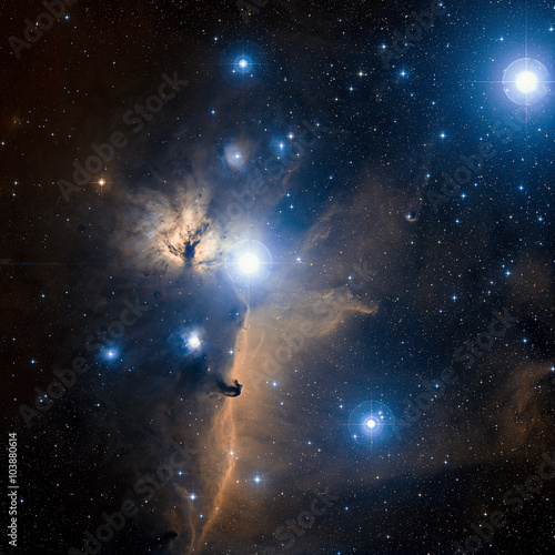 Fototapeta Naklejka Na Ścianę i Meble -  Stars nebula in space. Elements of this image furnished by NASA