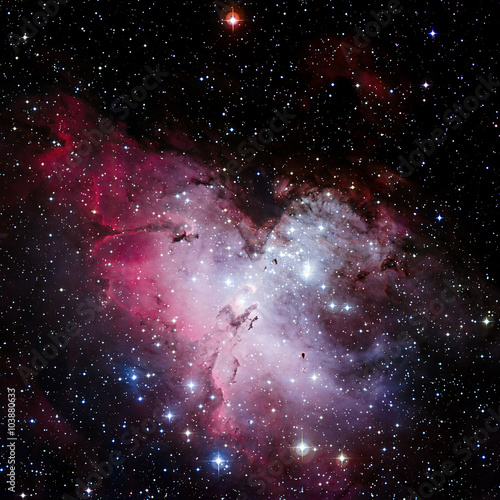 Fototapeta Naklejka Na Ścianę i Meble -  Stars nebula in space. Elements of this image furnished by NASA