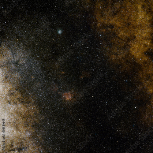 Mgławica gwiazdy w kosmosie. Elementy tego obrazu dostarczone przez NASA