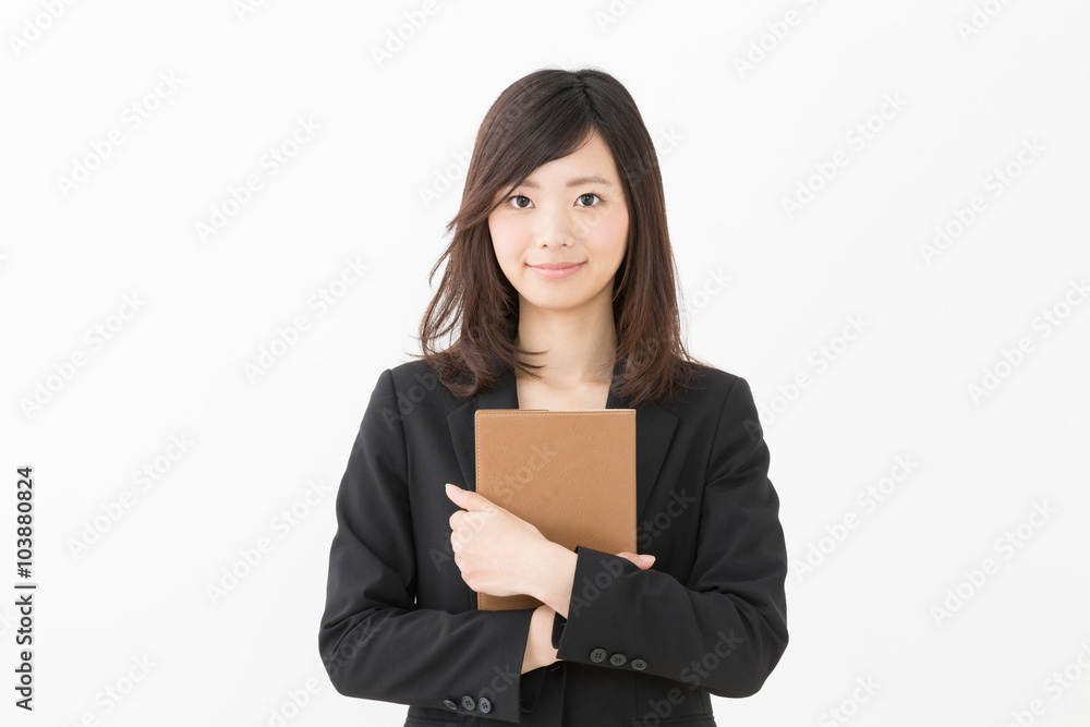 portrait of asian businesswoman isolated on white background portrait of asian businesswoman isolated on white background