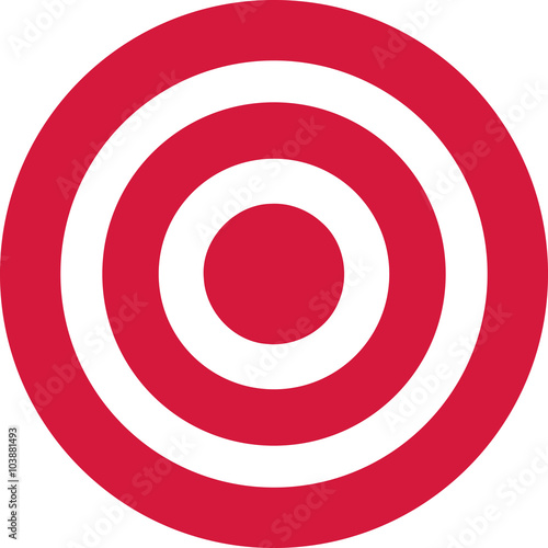 Red target photo