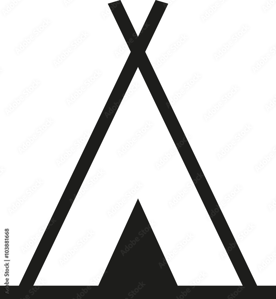 Tepee symbol Tepee symbol