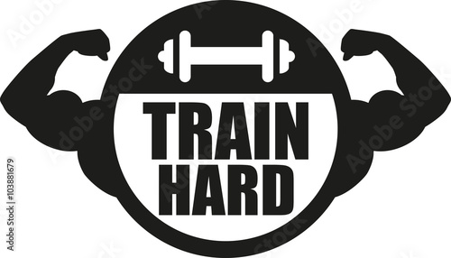 Train hard muscle bodybuilding