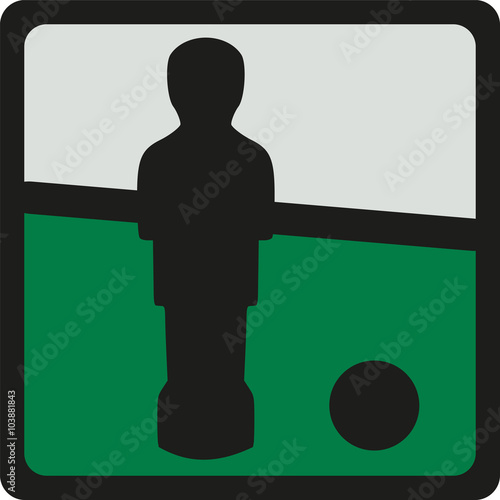 Icon of table football figure