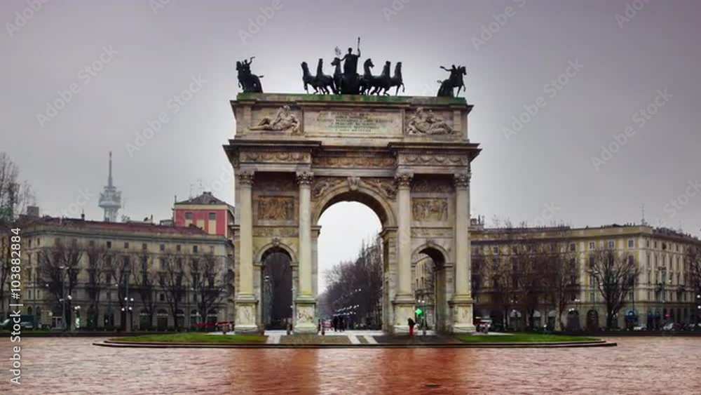 milan city rainy day triumphal arch square panorama 4k time lapse italy
milan city rainy day triumphal arch square panorama 4k time lapse italy