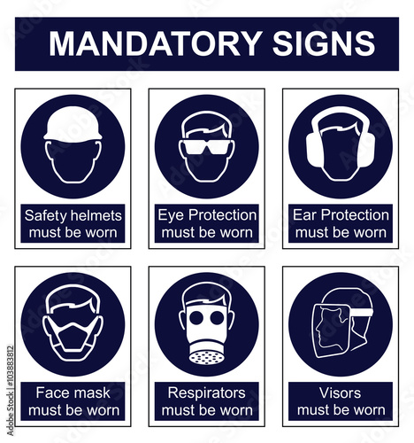 Mandatory Safety signs