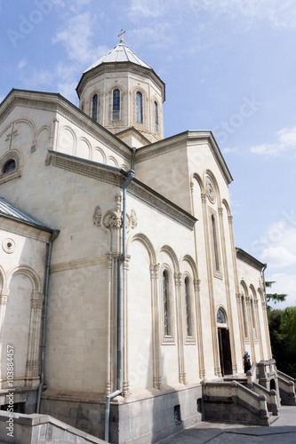 The Kashveti Church of St. George in central Tbilisi, located on Rustaveli Avenue