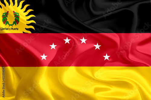 Tableau sur toile Flags of Miranda State, Venezuela