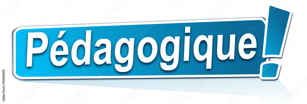 pédagogique sur étiquette bleue pédagogique sur étiquette bleue