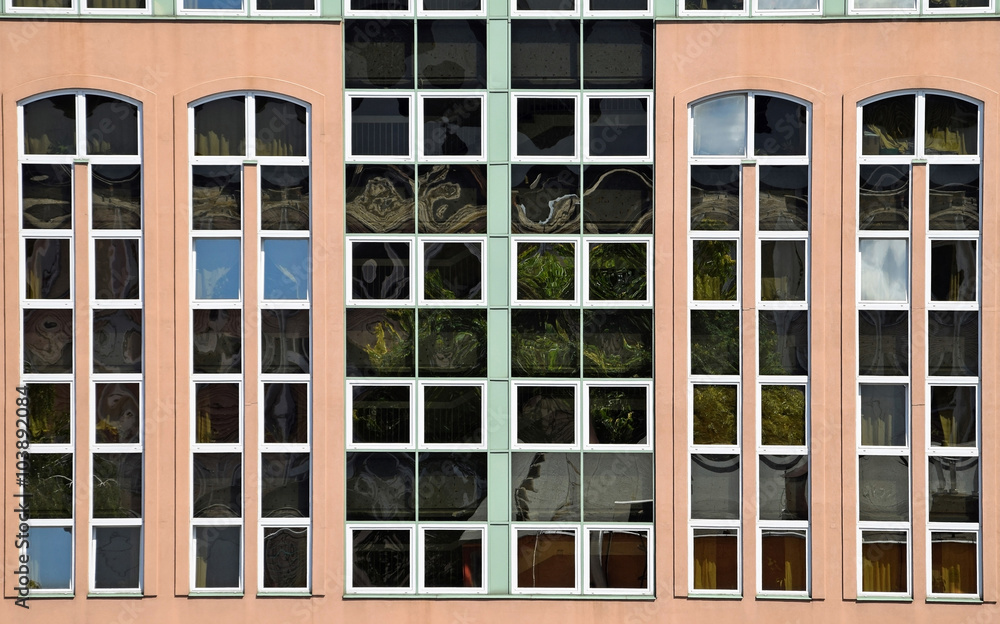 Windows of the office building
