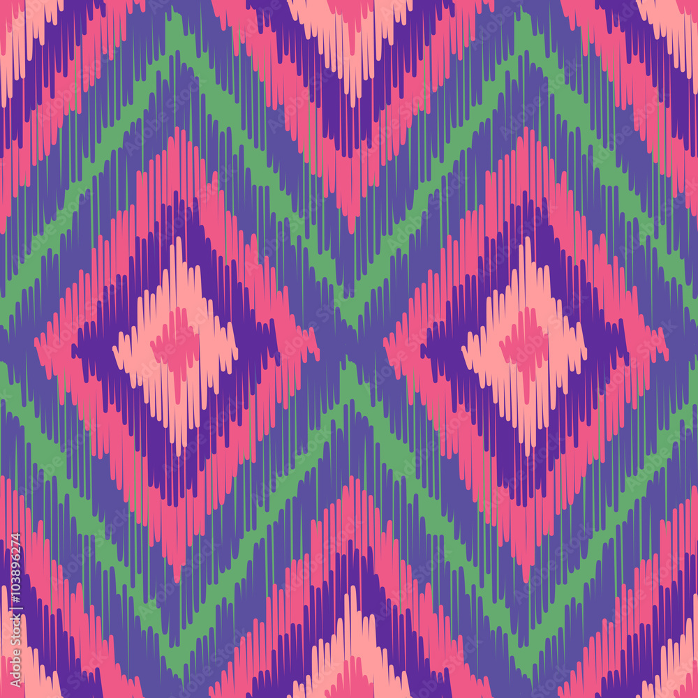 Abstract Modern Ethnic Seamless Fabric Pattern Abstract Modern Ethnic Seamless Fabric Pattern