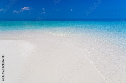 Canvas Print Maldives,  tropical sea background 3!