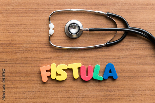 fistula colorful word photo