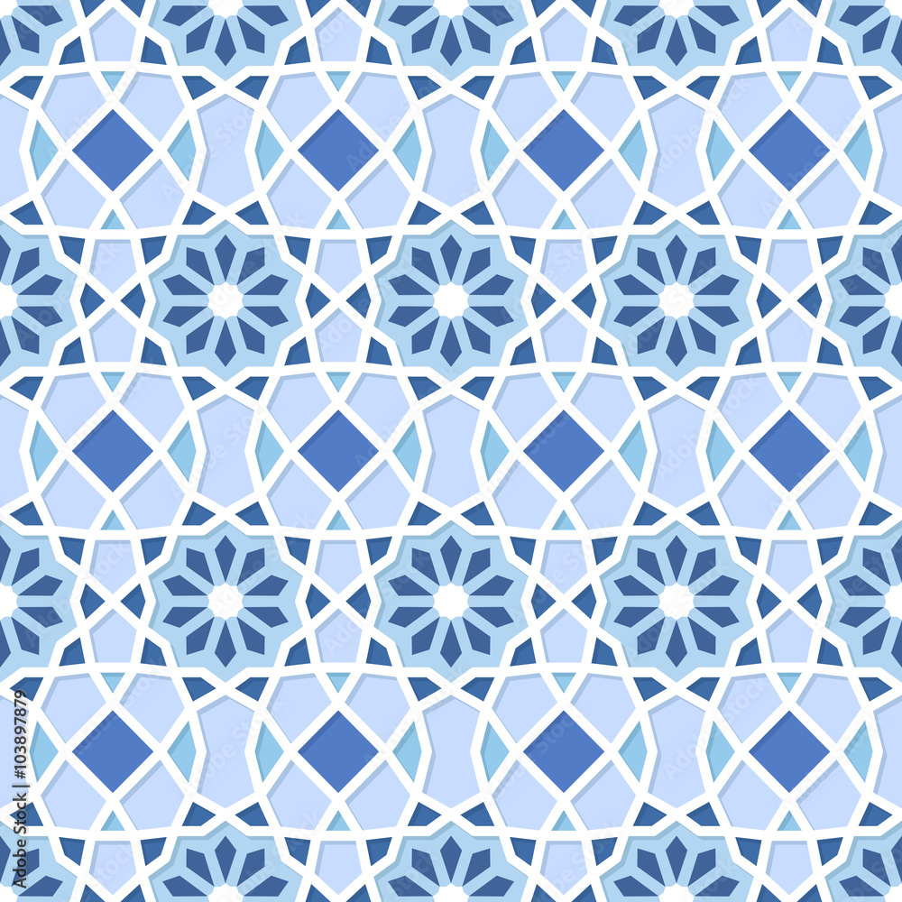 Traditional Ornamental Seamless Islamic Pattern