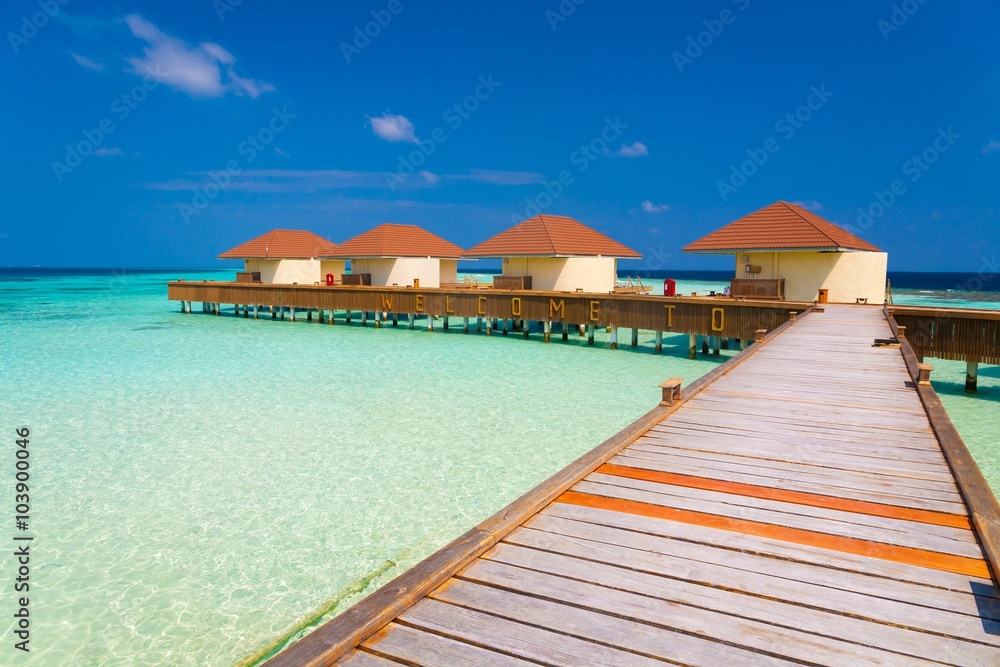 Maldives, bungalows