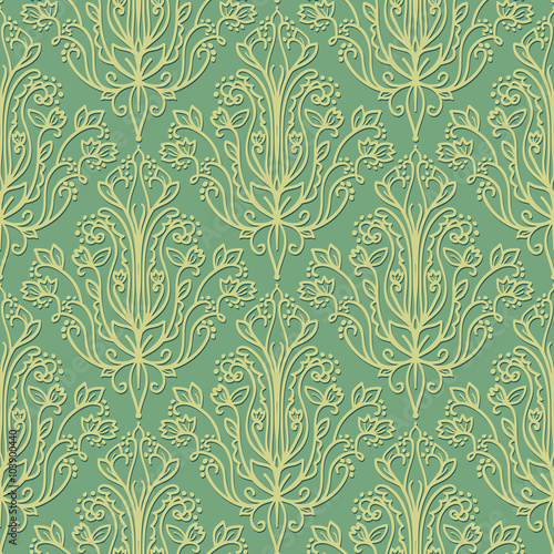 Damask wallpaper