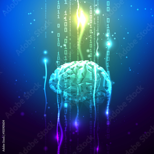 Abstract concept of human brain activity