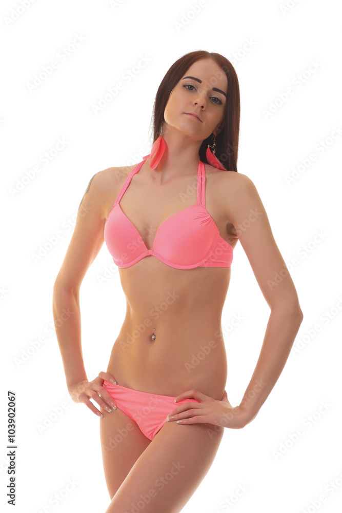 Sexy woman in bikini