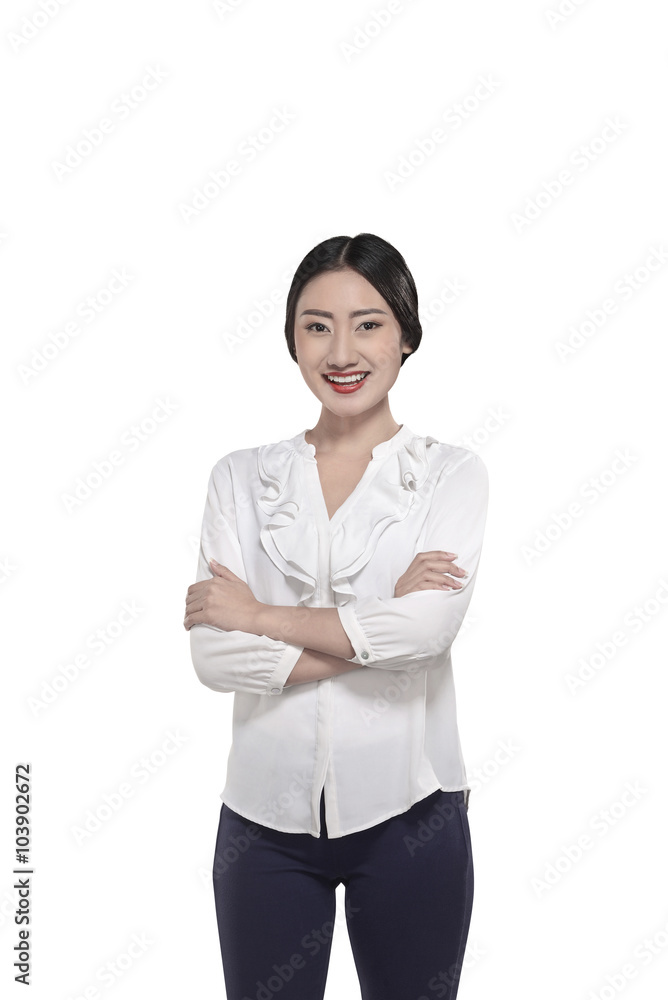 Confident chinese business woman Confident chinese business woman