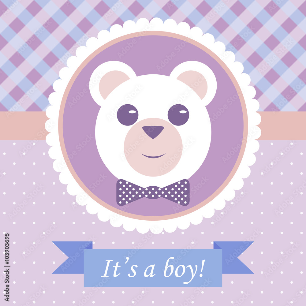 Baby Boy Arrival Card Baby Boy Arrival Card