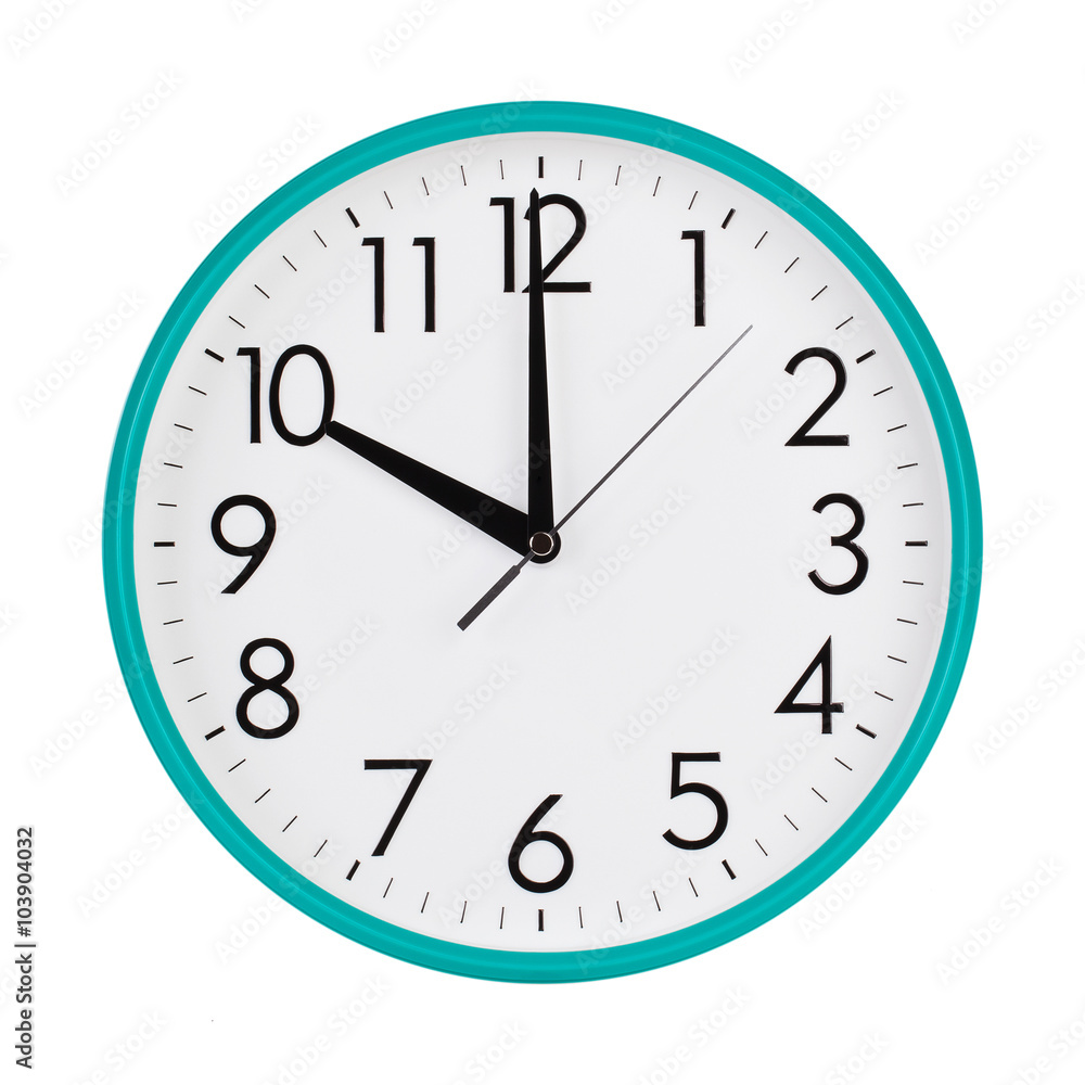 Ten hours on a clock face