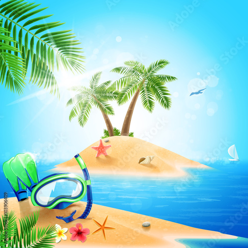 island beach relax
