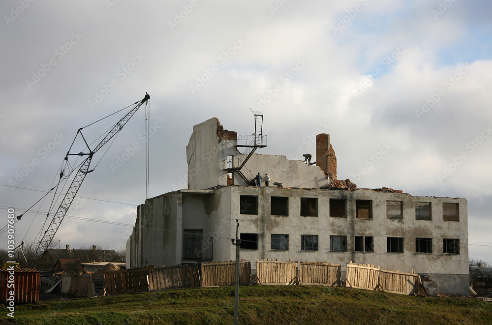 Demolition building