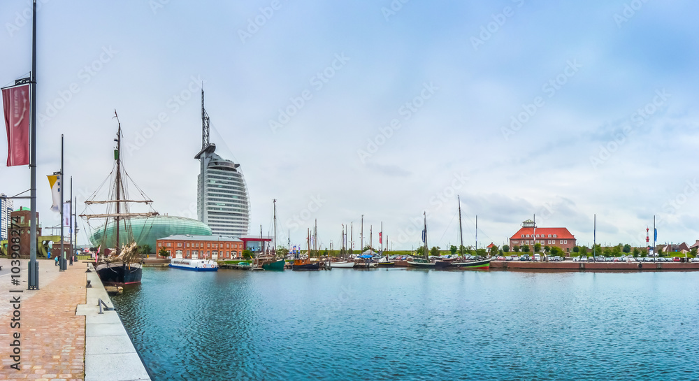 Famous Havenwelten with Hotel in the hanseatic city Bremerhaven, Germany