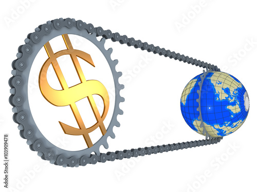 global movement of money concept