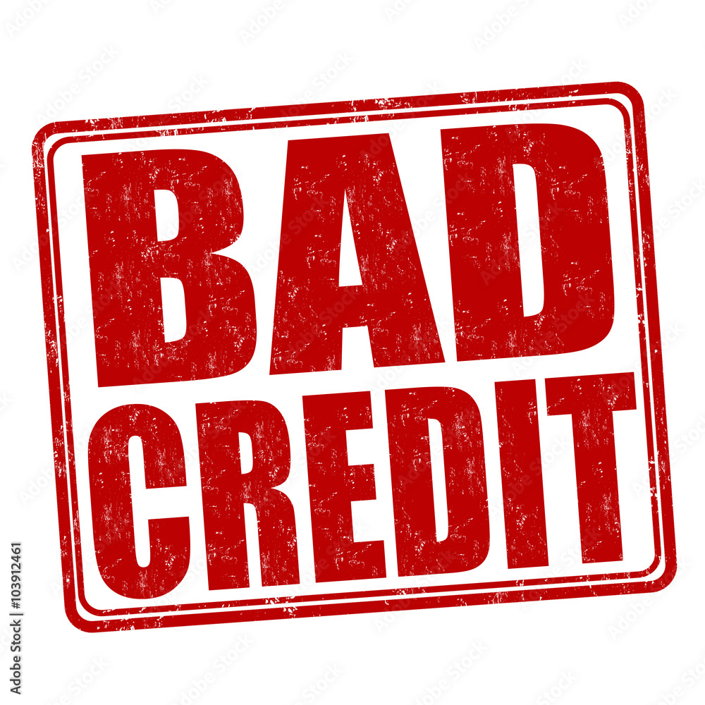 Bad credit stamp