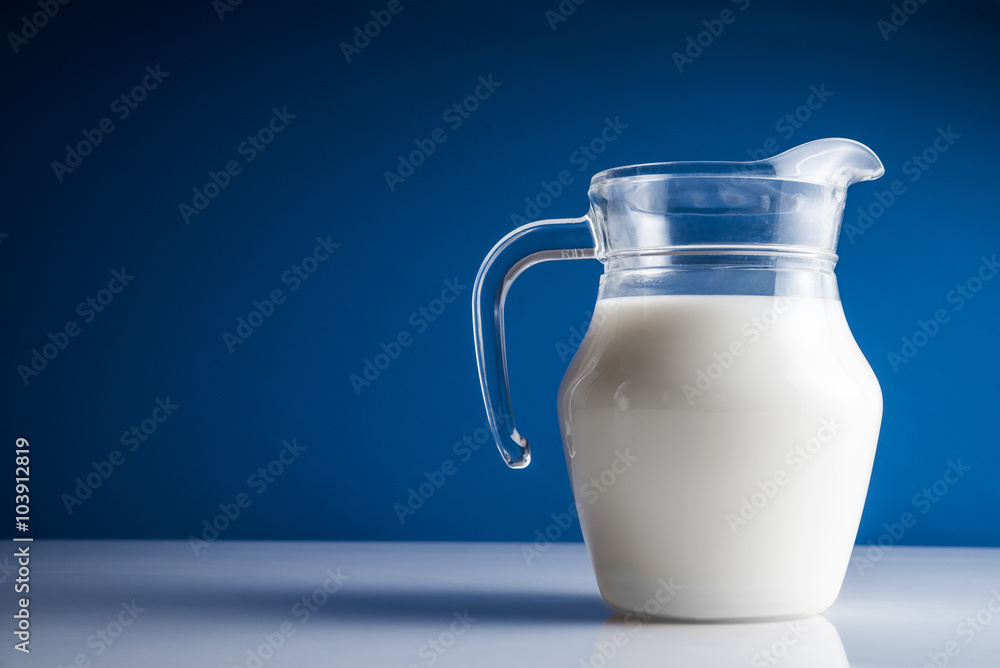 Decanter with milk Decanter with milk