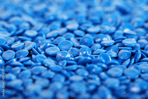 Obraz na płótnie industrial plastic pellets background.