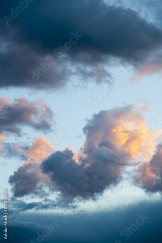 Obraz na płótnie Clouds