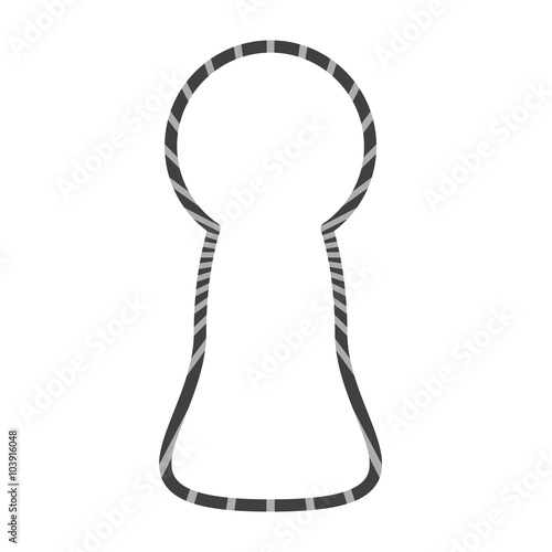 acces, keyhol sign, lock symbol design element