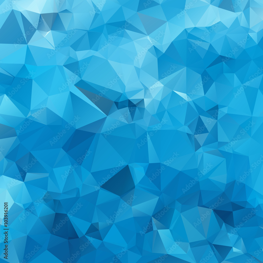 Blue White Light Polygonal Mosaic Blue White Light Polygonal Mosaic