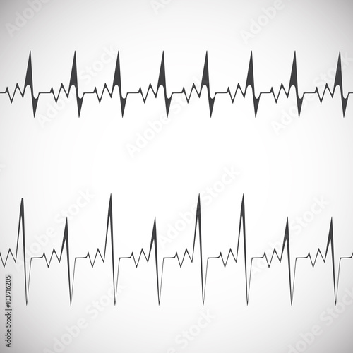 equalizer, seamless musical bar. white background