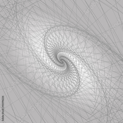 spiral whirl abstract background black and white