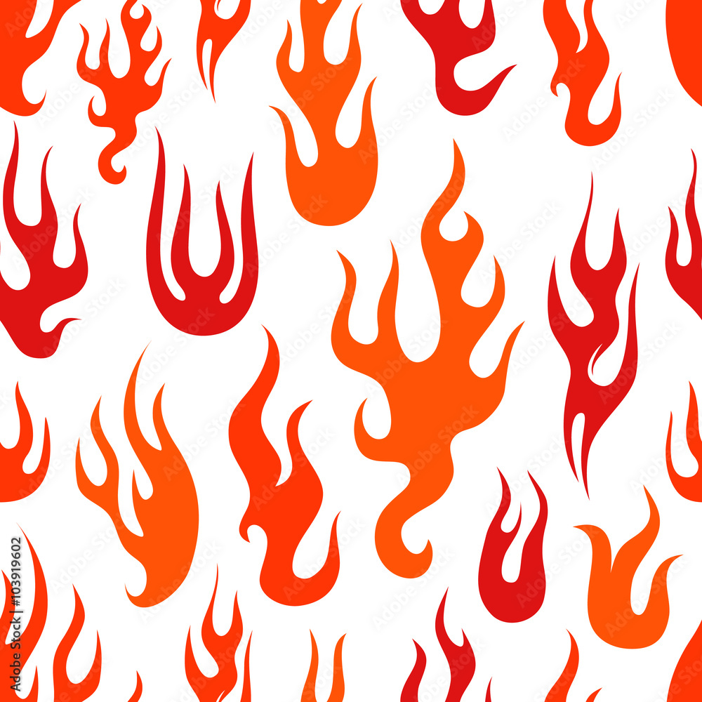 Different abstract flame silhouettes collection Different abstract flame silhouettes collection