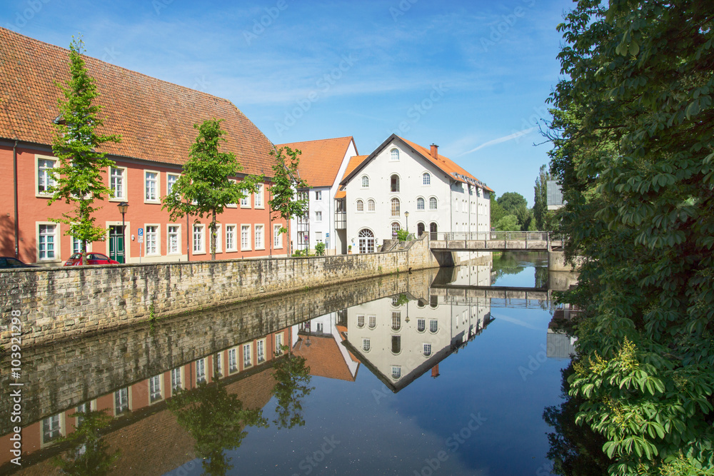 Historische Emsmühle in Warendorf, Nordrhein-Westfalen