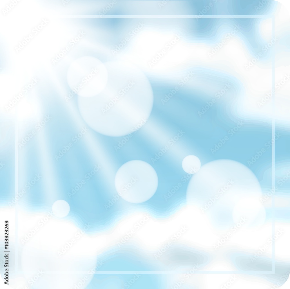 Typographic Design - Spring clouds Typographic Design - Spring clouds