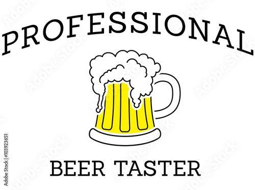 Professional beer taster