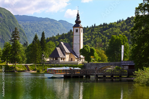 Принти на полотні Lake Bjhij, Slovenia