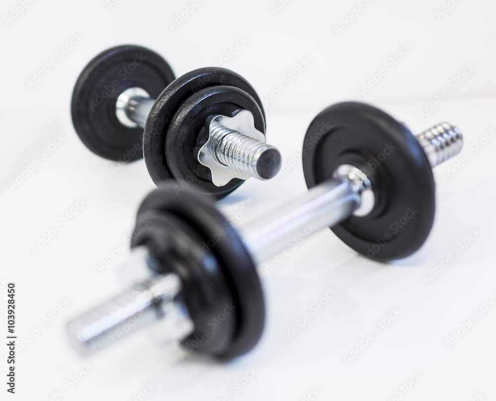 Naklejka premium Dumbbells