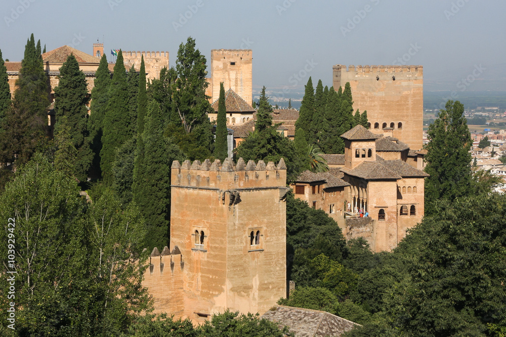 Obraz premium Alhambra royal castle, Granada, Spain