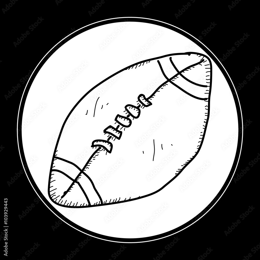 Simple doodle of a ball Simple doodle of a ball