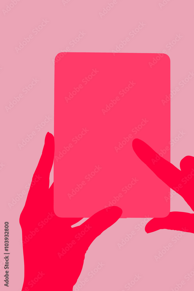 Obraz premium Electronic reader.