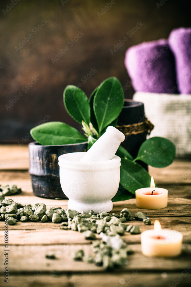 Spa setting Spa setting